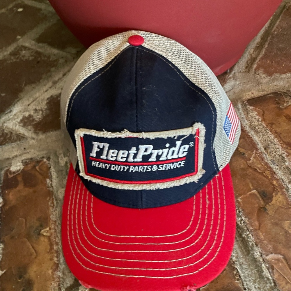 FleetPride distressed mesh SnapBack